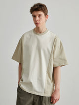 【300グラム】クロップステッチ半袖Tシャツ UN499 - SINCEUMM