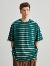 【240グラム】ストライプポケット半袖Tシャツ UN507 - SINCEUMM