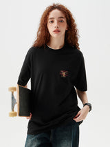 【240グラム】鯨バックプリントTシャツ U3977 - SINCEUMM