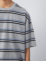 クルーネックストライプTシャツ UN493 - SINCEUMM