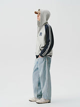 【420グラム】バイカラースポーティフーディ U4101 - SINCEUMM