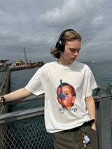 【260グラム】 アメリカンレトロプリントTシャツ U3492 - SINCEUMM