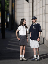 【300グラム】ロゴ入りリンガーTシャツ U3817 - SINCEUMM