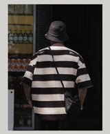 【310グラム】オーバーサイズボーダーTシャツ3443 - SINCEUMM