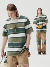 【300G】ヘビーウエイトボーダーTシャツ U3704 - SINCEUMM