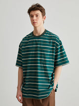 【240グラム】ストライプポケット半袖Tシャツ UN507 - SINCEUMM