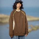 スポーツカラーブロックラグランスエットシャツ UN380 - SINCEUMM