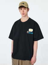 【260G】バックプリント半袖Tシャツ UN566 - SINCEUMM