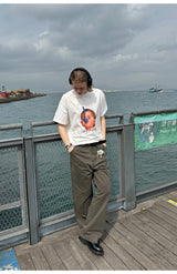 【260グラム】 アメリカンレトロプリントTシャツ U3492 - SINCEUMM