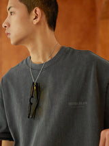 【340G】通気性◎ウォッシュド プリントTシャツ U3577 - SINCEUMM