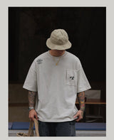 【310グラム】レトロウォッシュポケットTee  U3750 - SINCEUMM