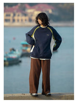 スポーツカラーブロックラグランスエットシャツ UN380 - SINCEUMM