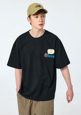 【260G】バックプリント半袖Tシャツ UN566 - SINCEUMM