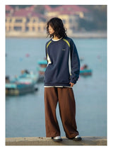 スポーツカラーブロックラグランスエットシャツ UN380 - SINCEUMM