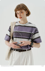 【300G】ヘビーウエイトボーダーTシャツ U3704 - SINCEUMM