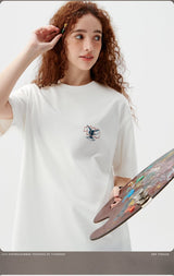 【240グラム】鯨バックプリントTシャツ U3977 - SINCEUMM