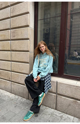 【420グラム】発泡プリントフーディ U4638 - SINCEUMM