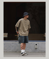 【310グラム】レトロウォッシュポケットTee  U3750 - SINCEUMM