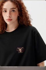 【240グラム】鯨バックプリントTシャツ U3977 - SINCEUMM