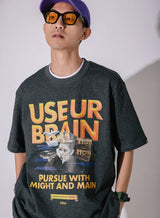 アメカジプリントTシャツ U3317 - SINCEUMM