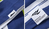 【330グラム】ブルーボーダーコットンTシャツ U3573 - SINCEUMM
