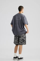 【340G】通気性◎ウォッシュド プリントTシャツ U3577 - SINCEUMM