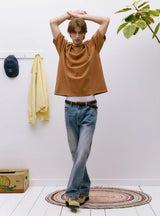 レトロウォッシュ加工Tシャツ U3655 - SINCEUMM