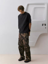 レトロウォッシュ加工Tシャツ U3655 - SINCEUMM