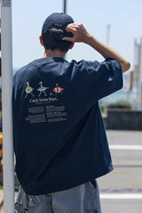 【270グラム】サーファモチーフTシャツ U3751 - SINCEUMM