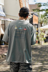 【270グラム】サーファモチーフTシャツ U3751 - SINCEUMM