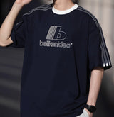 【300グラム】ロゴ入りリンガーTシャツ U3817 - SINCEUMM