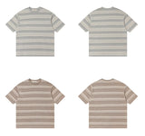 【250G】マルチボーダーTシャツ U3868 - SINCEUMM