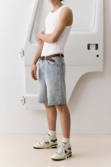 再生可能繊維デニムショートパンツ U3869 - SINCEUMM