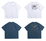 【270グラム】海モチーフシャークプリントT U3980 - SINCEUMM