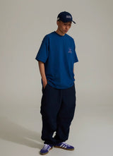 【280グラム】バスケコートモチーフTシャツ U3985 - SINCEUMM