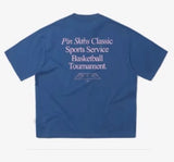 【280グラム】バスケコートモチーフTシャツ U3985 - SINCEUMM