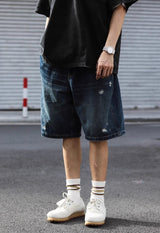 ダメージデニムハーフパンツ U3988 - SINCEUMM