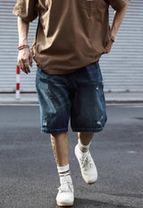 ダメージデニムハーフパンツ U3988 - SINCEUMM