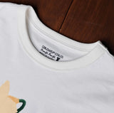 絵画デザインフラワーTシャツ U4003 - SINCEUMM