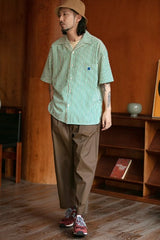 ストライプ柄シアーサッカーシャツ U4024 - SINCEUMM