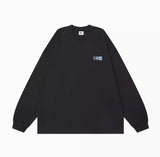 【310グラム】ルーズフィットロゴ刺繍ロンT U4079 - SINCEUMM