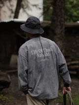 【310グラム】レトロウォッシュ加工ビンテージロンT U4080 - SINCEUMM