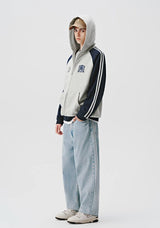 【420グラム】バイカラースポーティフーディ U4101 - SINCEUMM