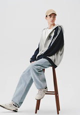 【420グラム】バイカラースポーティフーディ U4101 - SINCEUMM