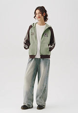 【420グラム】バイカラースポーティフーディ U4101 - SINCEUMM