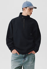 【450グラム】ハーフジップスウェットシャツ U4217 - SINCEUMM