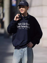 【445グラム】メッセージプリントヘビーウエイトスウェット U4253 - SINCEUMM