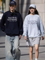 【445グラム】メッセージプリントヘビーウエイトスウェット U4253 - SINCEUMM