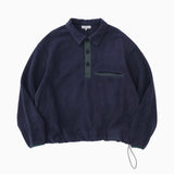 フリース地ハーフボタンプルオーバー U4527 - SINCEUMM