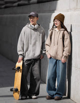 高密度編みニットフーディ U4643 - SINCEUMM